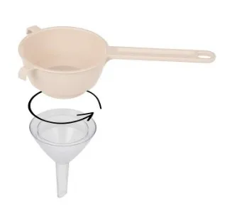 Сито с воронкой цв.бежевый 9см М8313/25